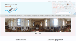 Desktop Screenshot of pfarreiengemeinschaft-wittlich.de
